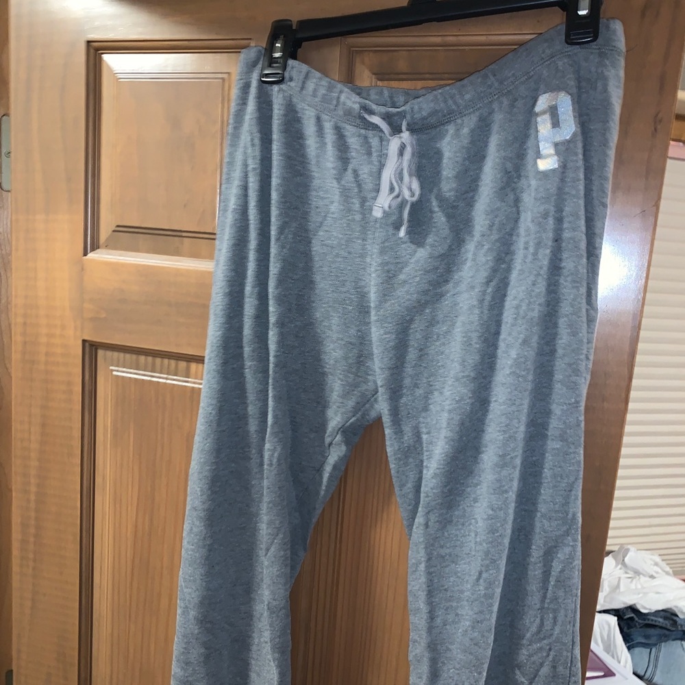 Pink sweatpants